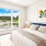 bedroom with large window