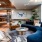 rooftop lounge seating area