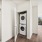 hall with washer and dryer